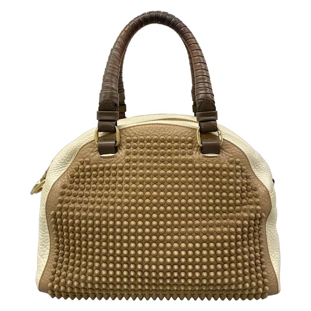 Christian Louboutin Panettone Handbag Beige White
